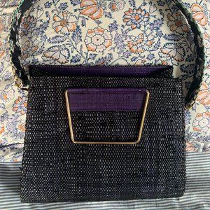 Good People Around the World Classic Navy Large Market Handbag